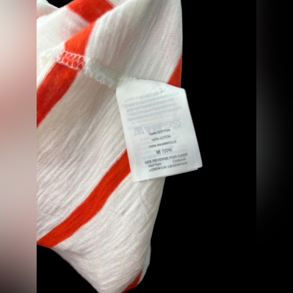 ~ Madewell Striped V-Neck Women's Top Size Medium - Picture 6 of 6